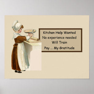 Poster Cuisine Aide Recherché avec la tourte de cuisson f