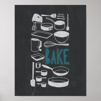 Poster Cuisine - Chalkboard Art