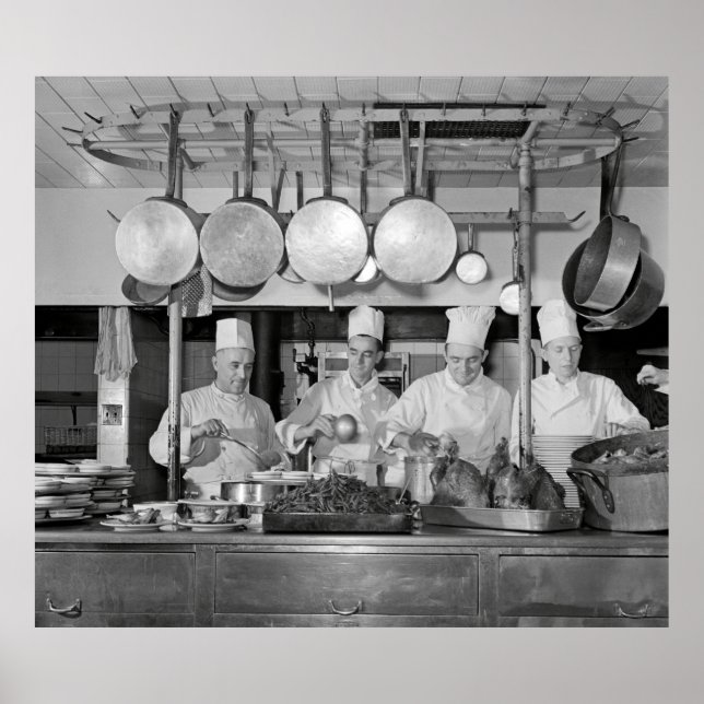 POSTER CUISINE COMMERCIALE CHICAGO 1943 (Devant)