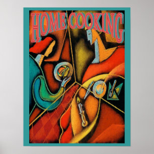 Poster Cuisine de cuisine Abstraite