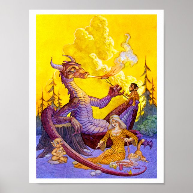 Poster Cuisine Dragon (Devant)