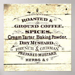 Poster Cuisine Vintage