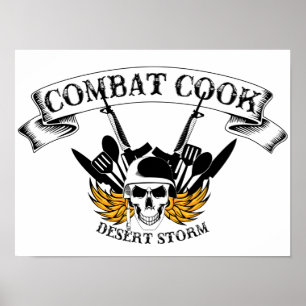Poster Cuisinier de combat - tempête du désert