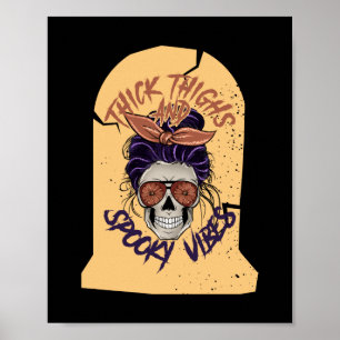 Poster cuisse épaisse vibes effrayantes