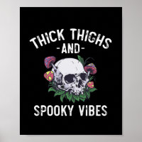Cuisses Épaisses Et Vibes Sombres Halloween Assort