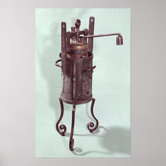 Poster Cuisson à pression inventée par Denis Papin 1679 (Devant)
