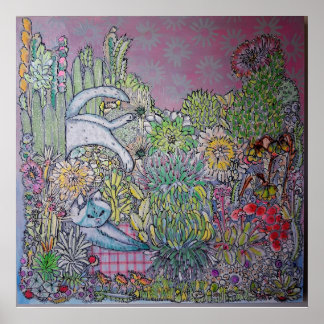 Poster Culbutes et Succulentes