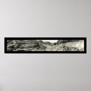 Poster Culebra Cut Panama Photo 1913