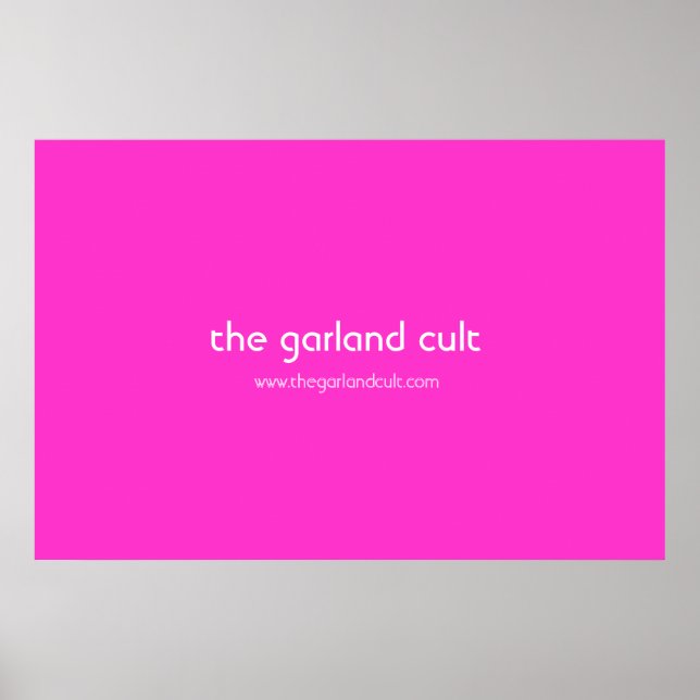 Poster culte de la garland (Devant)