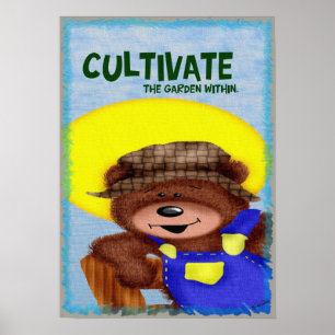 Poster Cultiver Le Jardin À L'Intérieur