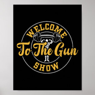 Poster Culturisme Bienvenue au spectacle des armes - Cita