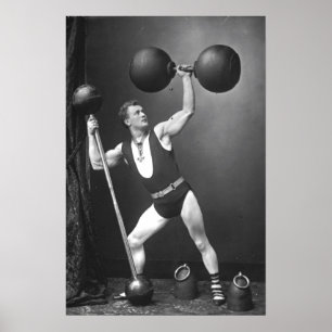 Poster Culturiste d'Eugen Sandow
