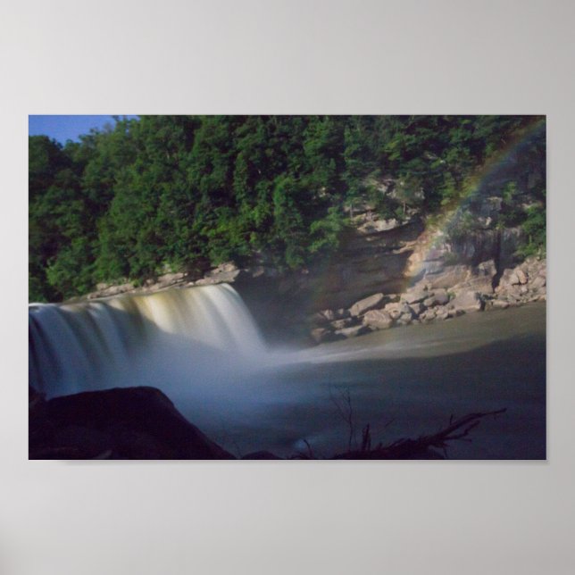 Poster Cumberland Falls & Moonbow, Kentucky (Devant)