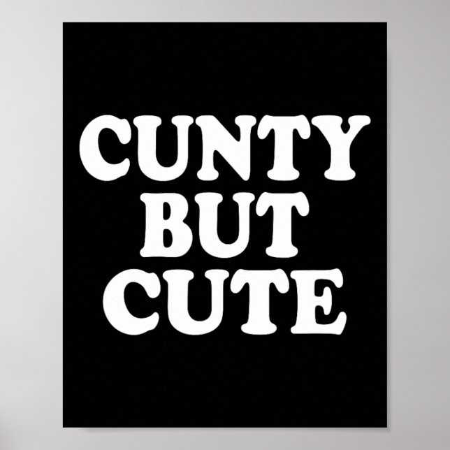 Poster Cunty, mais mignon (Devant)