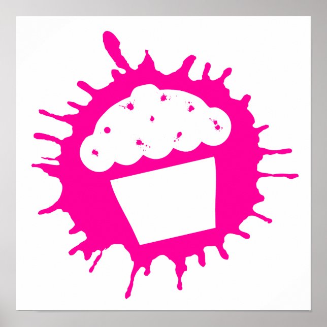 Poster cupcake splatz (Devant)