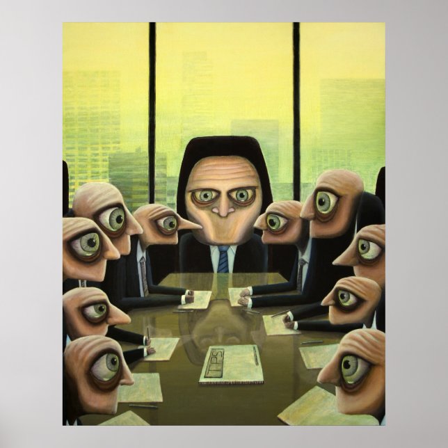 Poster cupidité (Devant)