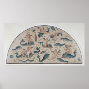 Poster Cupidons, dauphins et Vie marine de l'Utique