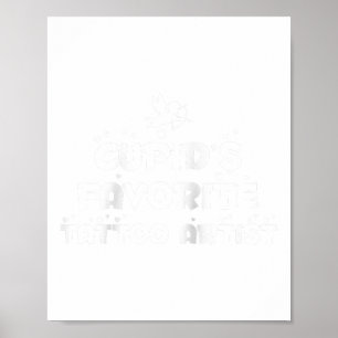 Poster Cupidons Jour Favori Artiste De Tatouage Funny Val