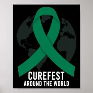 Poster Curefest autour du monde Liver Cancer Sensibilisat