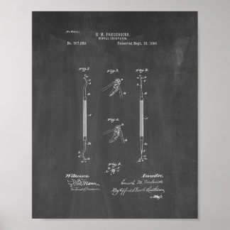 Poster Curette parodontale - Brevet d'excavateur dentaire