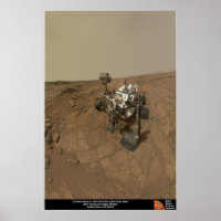 Curiosity Rover sur le site John Klein