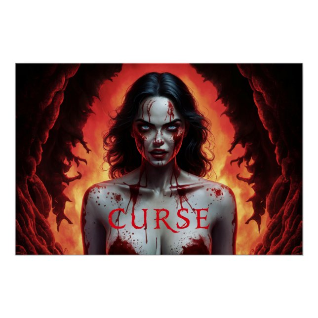 Poster Curse Frau 07 (Vorderseite)