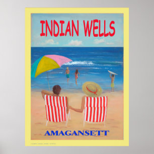 Poster Custom Indian Wells Beach Art Imprimer
