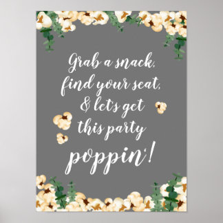 Poster customisé pour Popcorn Station
