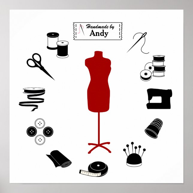 Poster Customiser l'affiche du Étiquette (Devant)