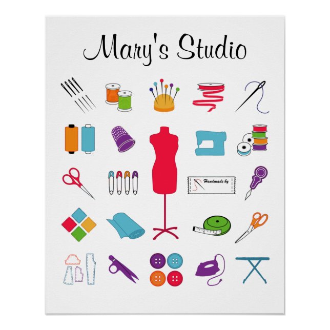 Poster Customiser l'affiche texte (Devant)