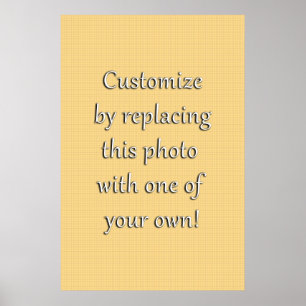 Poster Customisez-Le ! Ajouter votre art ou votre photo