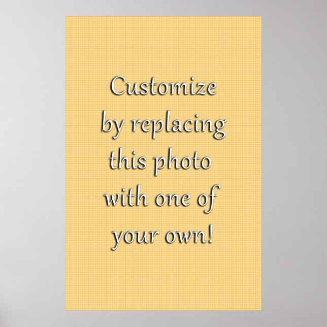Poster Customisez-Le ! Ajouter votre art ou votre photo (Devant)