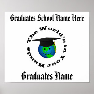 Poster Customizable Graduation Certificate