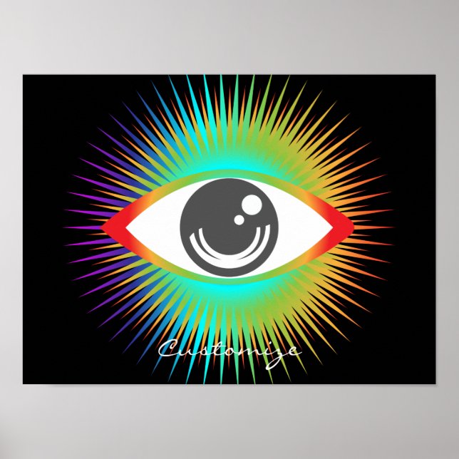 Poster Cute All-Visualiser Alien Oeil Thunder_Cove (Devant)