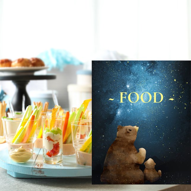 Poster Cute Bear Twinkle Little Star Food (Créateur téléchargé)