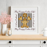Cute Cute Gingerbread Homme Cookie