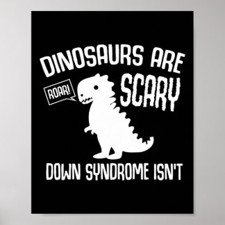 Poster Cute Dinosaur World Down Syndrome Journée Femmes E
