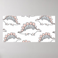 Cute dinosaures sans couture motif