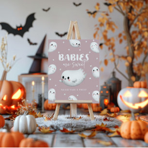 Poster Cute Éffrayant Un Halloween Les bébés sont doux