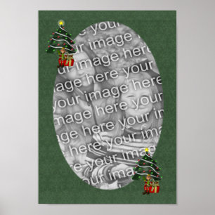 Poster Cute Elf Holiday Ajouter Votre Photo