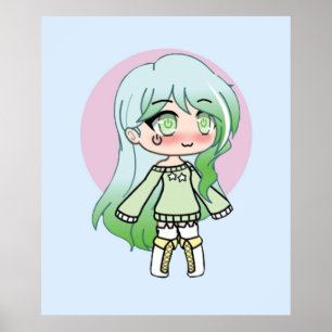 Poster Cute Gacha Series Girl Riley