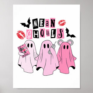 Poster Cute Ghost Moyenne Ghouls Amusants Costume Hallowe