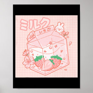 Poster Cute Japonais Kawaii Anime Aesthétique Paillette R