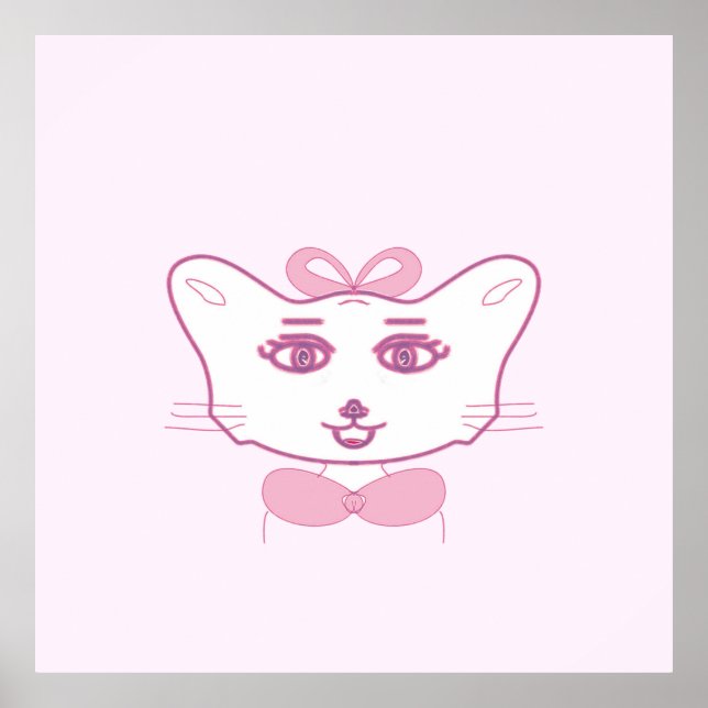 Poster Cute kitten (Devant)