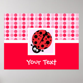Poster Cute Ladybug