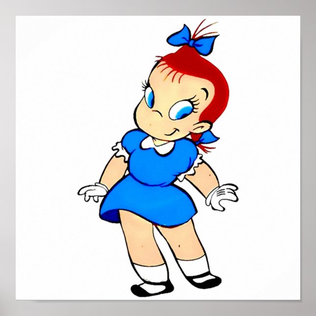 Poster Cute Little Audrey (Devant)