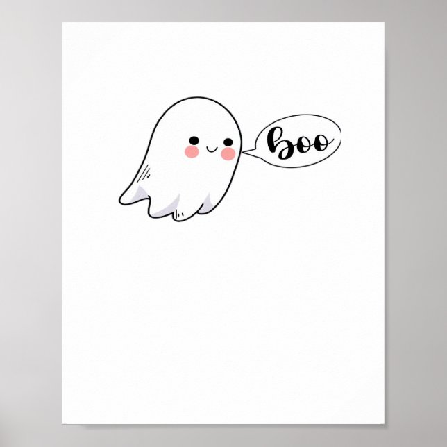Poster Cute Little Boo Graphic Cool esthétique (Devant)