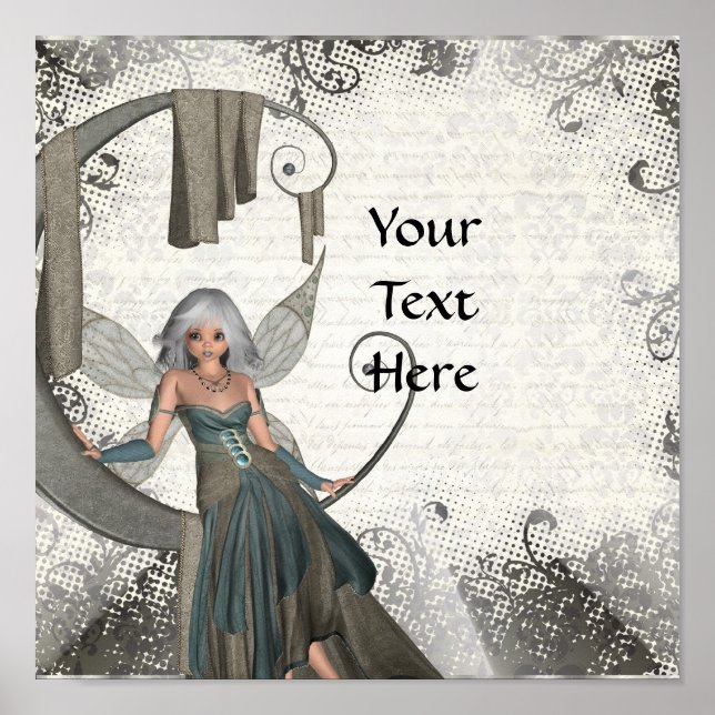 Poster Cute manga fairy (Devant)