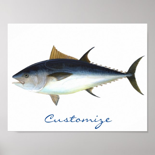 Poster Cute Mermaid à queue rose Thunder_Cove (Devant)