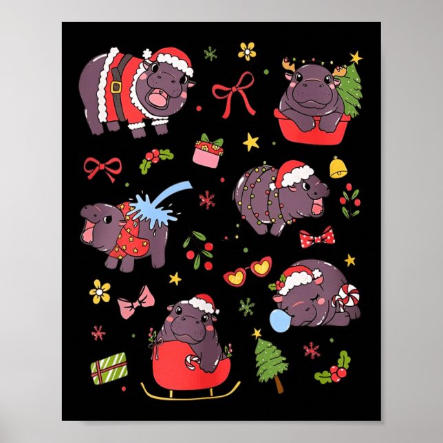 Poster Cute Moo Deng Ba1 (Devant)